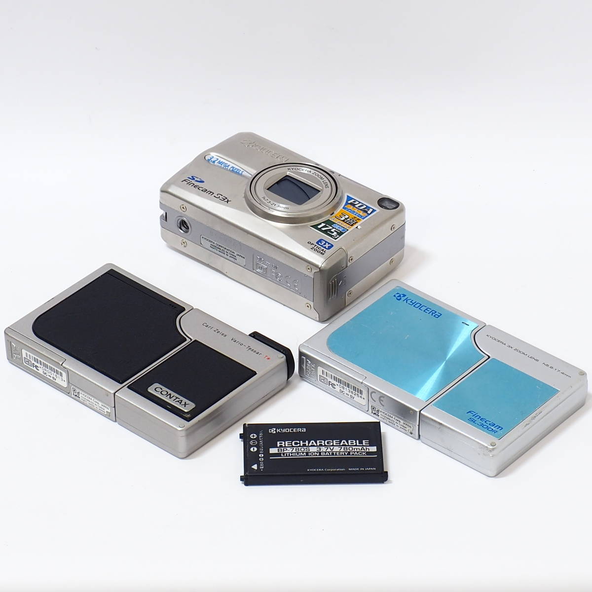 CONTAX SL 300 RT KYOCERA Finecam SL 300R S3x BP-780S BATTERY CONTAX SL 300 RT KYOCERA Finecam SL 300R S3x BP-780S BATTERY