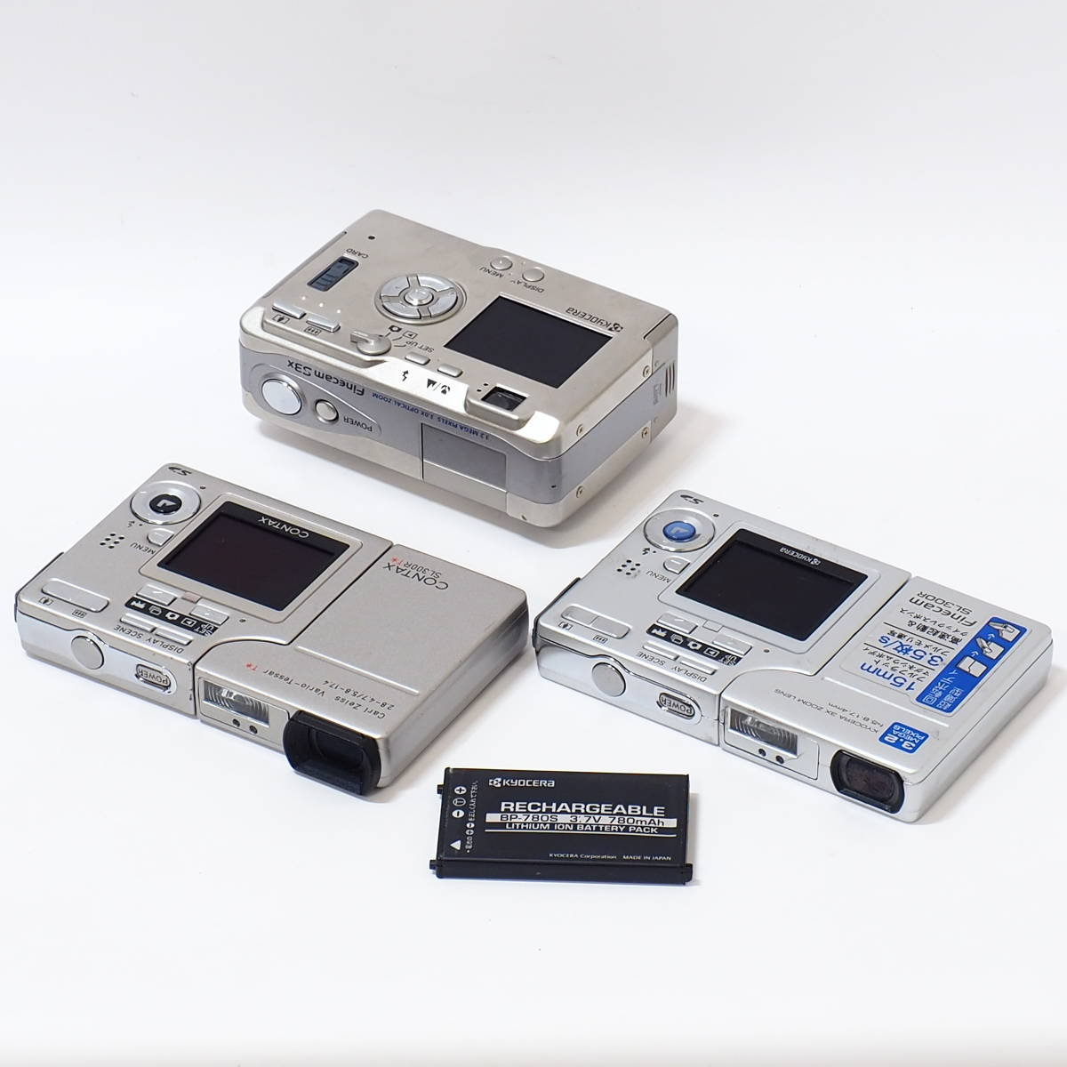 CONTAX SL 300 RT KYOCERA Finecam SL 300R S3x BP-780S BATTERY CONTAX SL 300 RT KYOCERA Finecam SL 300R S3x BP-780S BATTERY