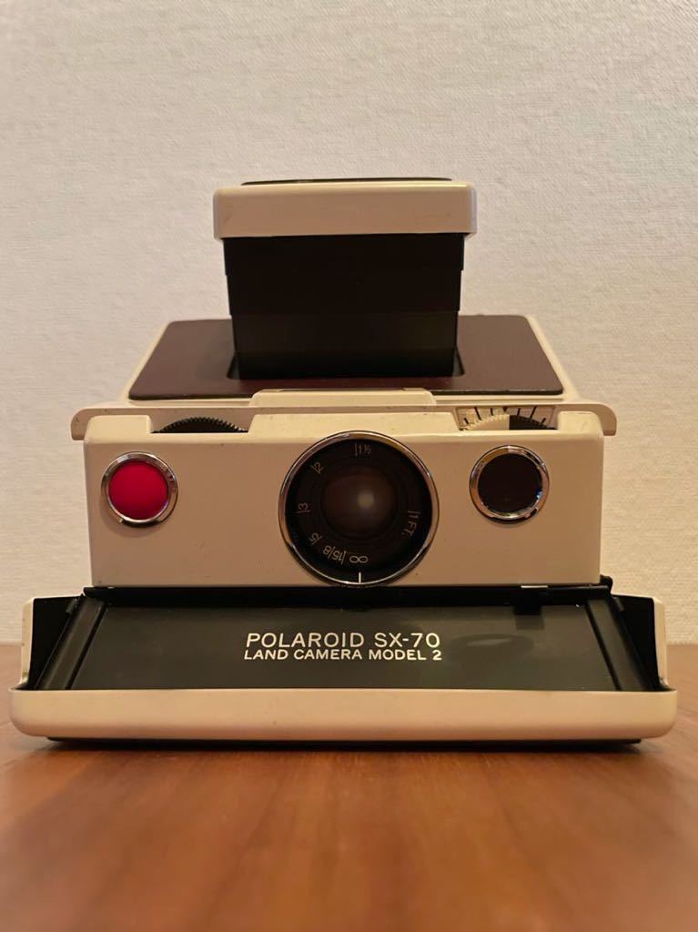 レビュー高評価の商品！ ポラロイドカメラ polaroid sx-70 レザー 