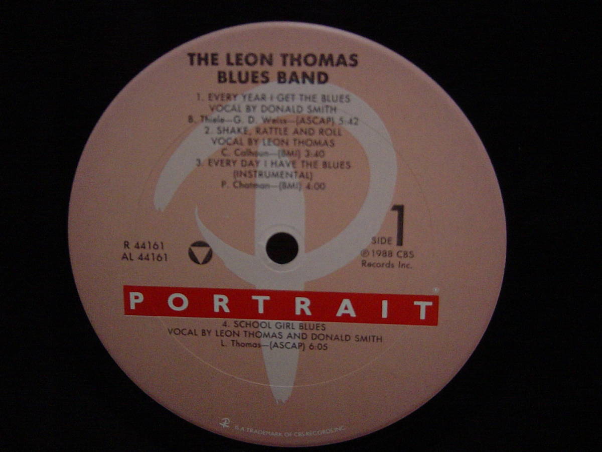 LP[VOCAL] Donald Smith, Bernard Purdie 参加 THE LEON THOMAS BLUES BAND ザ・レオン・トーマス・ブルース・バンド_画像2