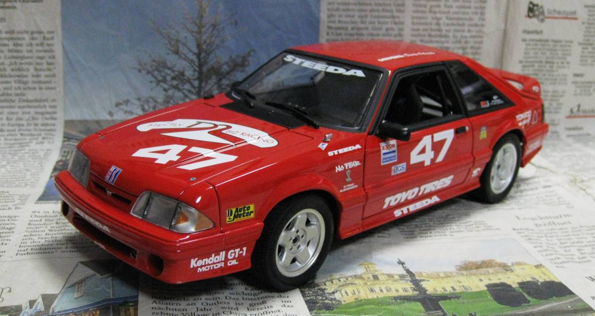 * мир 1000 шт. *GMP*1/18*1993 Ford Mustang Cobra R #47 Steeda