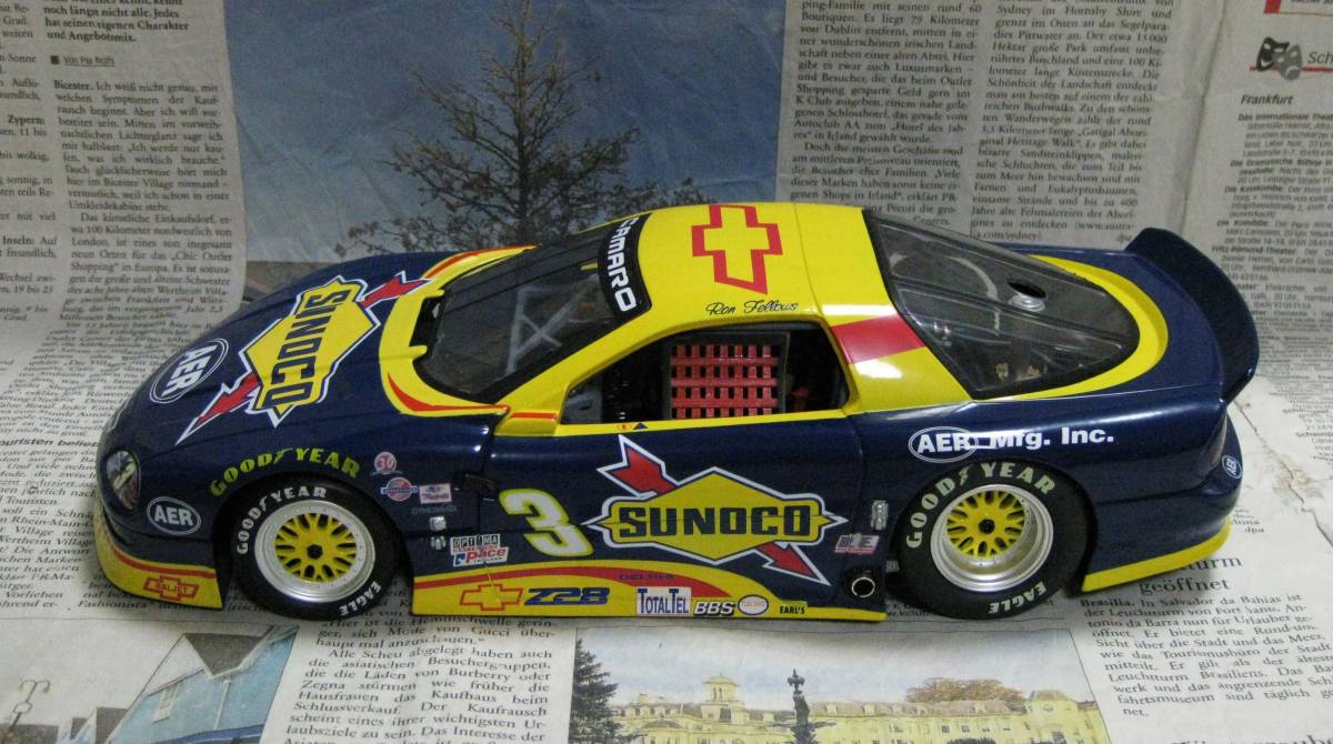 ★レア絶版*2504台*GMP*1/18*1992 Chevrolet Camaro #3 Sunoco≠EXOTO_画像5