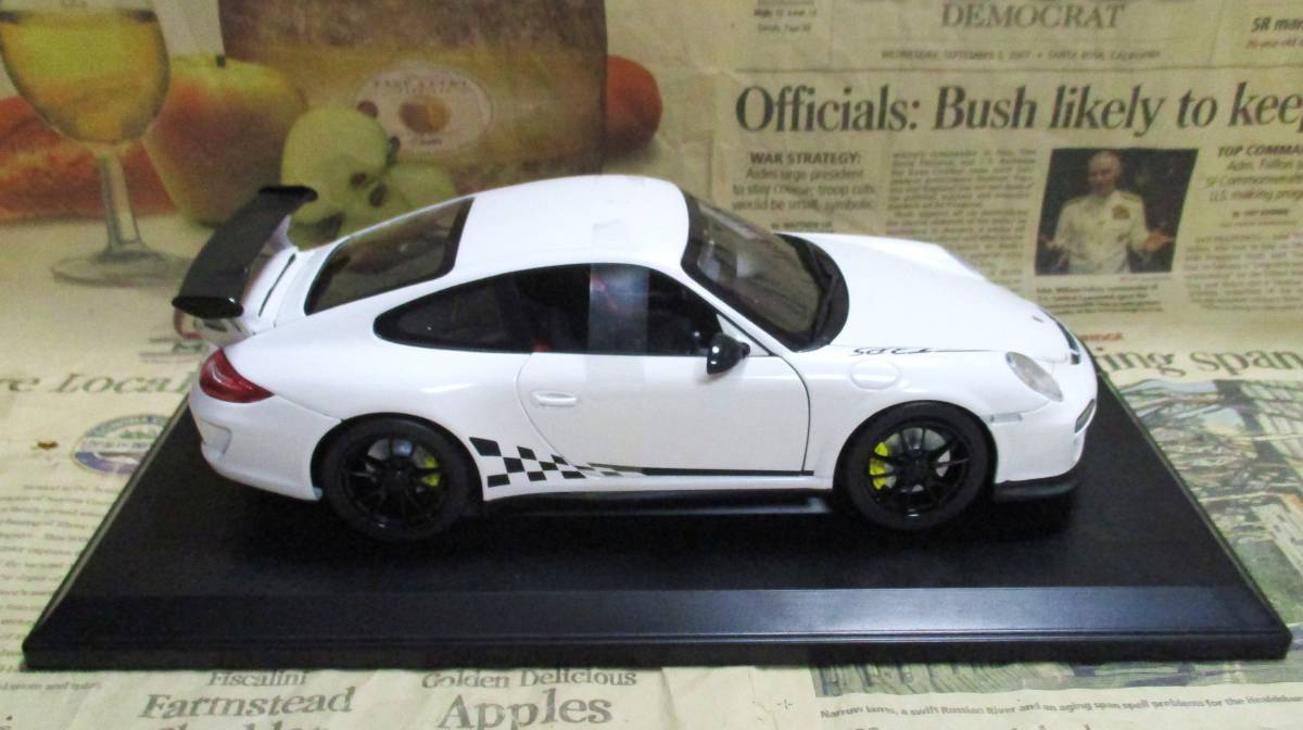 ☆レア絶版*Norev*1/18*2010 Porsche 911 GT3 RS ホワイト*ポルシェ_画像6