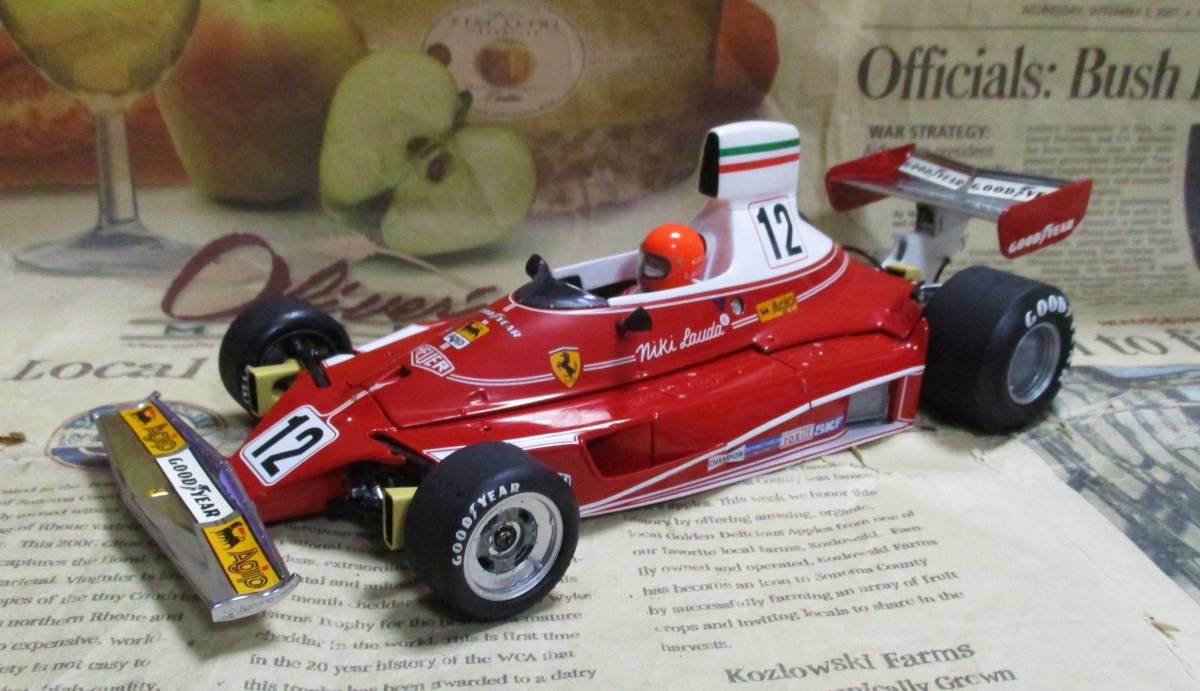 ラッピング不可】 ☆絶版*EXOTO*1/18*1975 Ferrari 312T #12 1975 US 