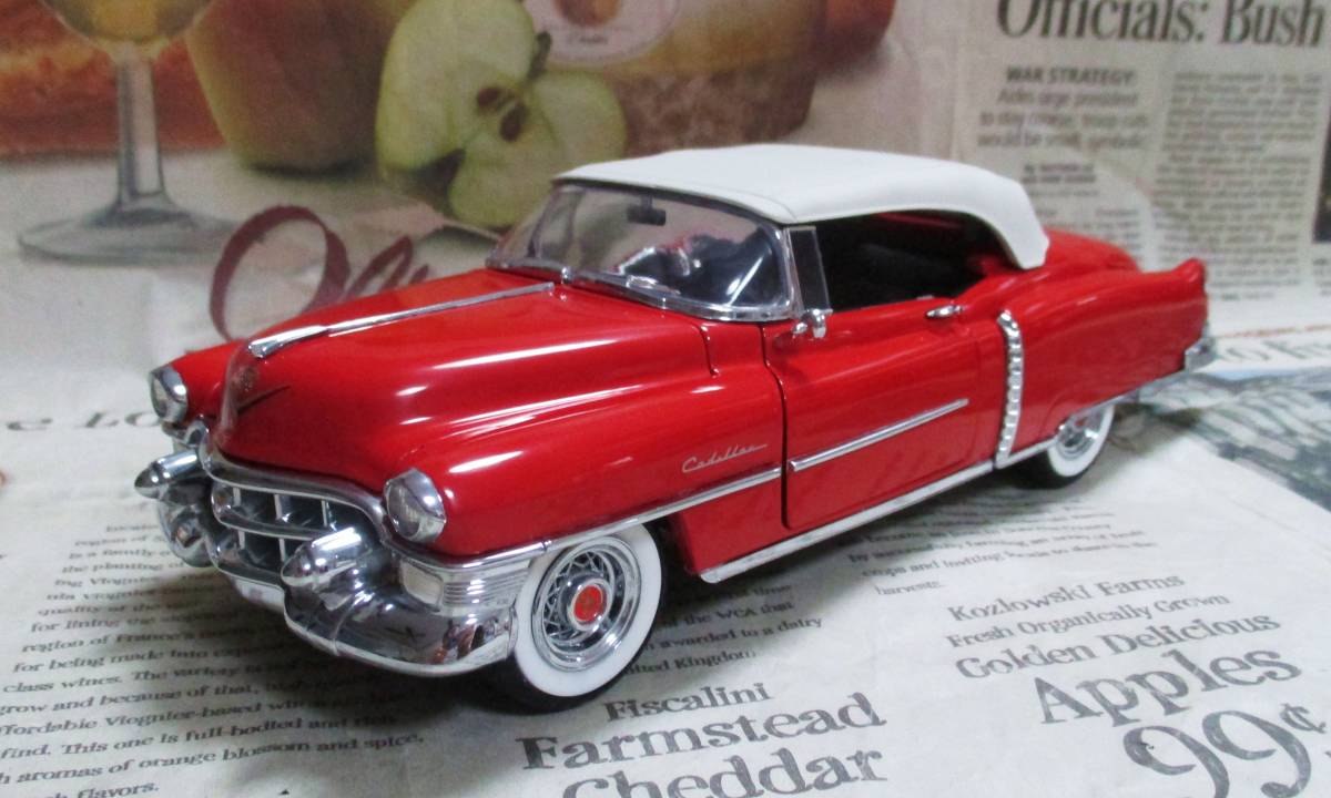 ★激レア絶版*フランクリンミント*1/24*1953 Cadillac Eldorado Convertible レッド