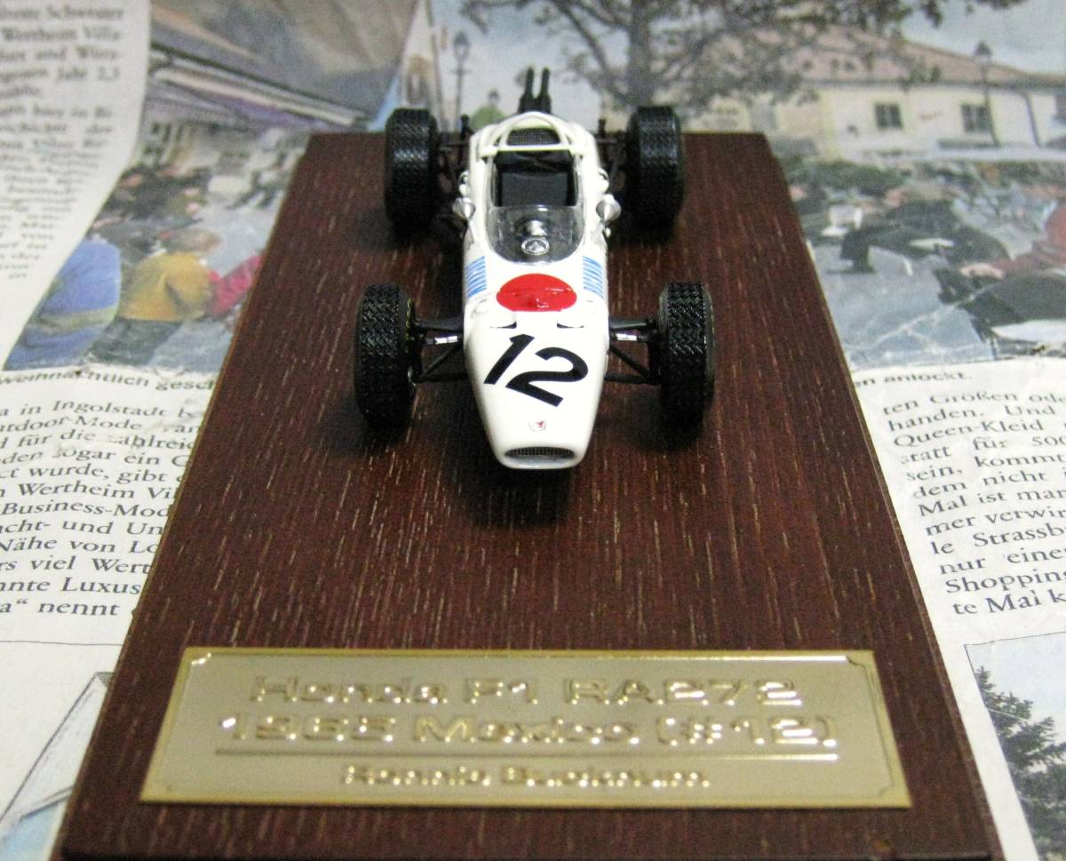 ★レア*hpi-racing*1/43*Honda F1 RA272 #12 1965 Mexico GP*ホンダ≠BBR_画像3