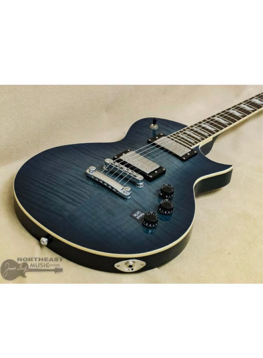 新品 ESP LTD EC-256FM Cobalt Blue レスポール タイプ コバルト 新品 ESP LTD EC-256FM Cobalt Blue レスポール タイプ コバルト