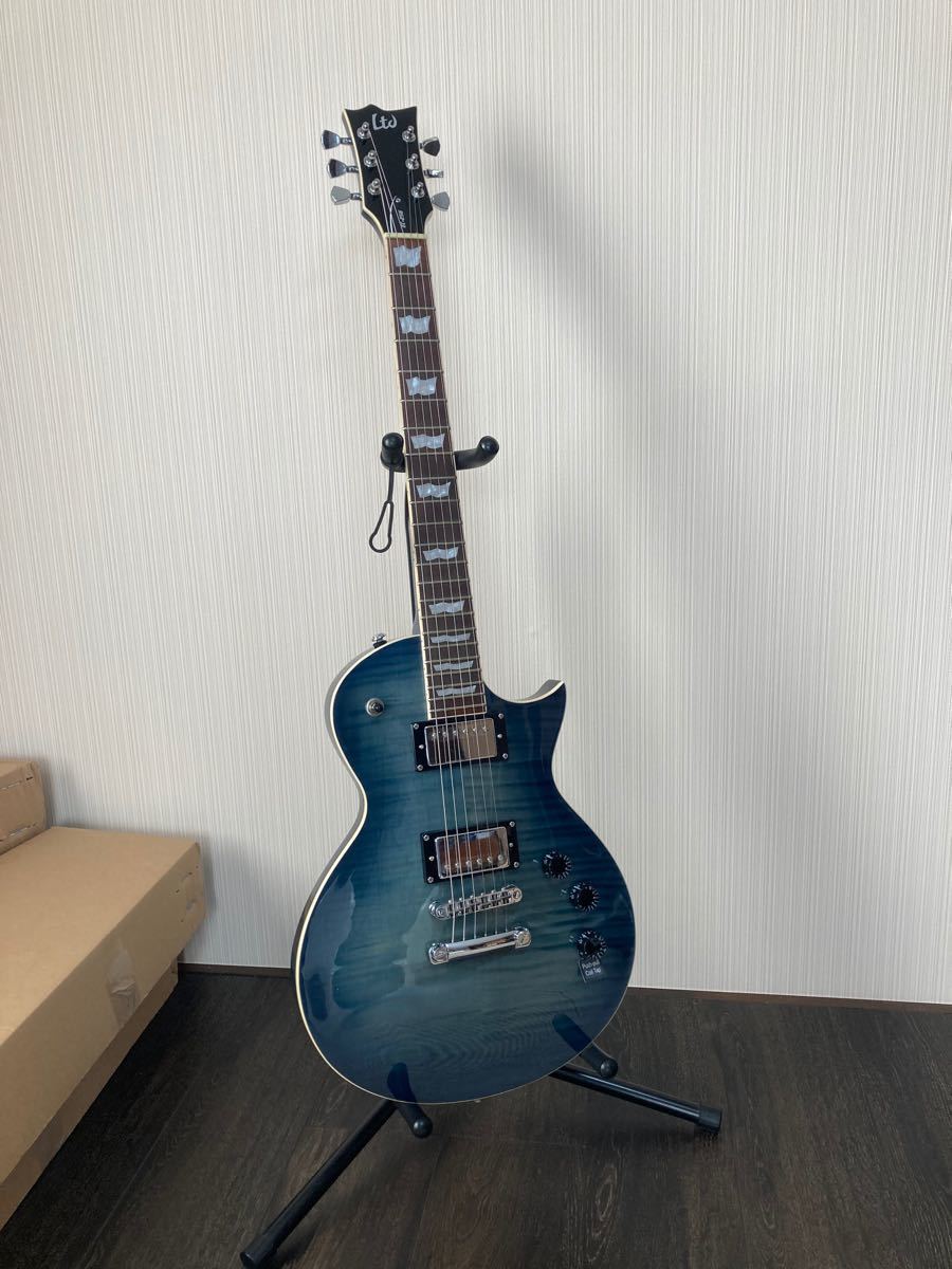 新品 ESP LTD EC-256FM Cobalt Blue レスポール タイプ コバルト 新品 ESP LTD EC-256FM Cobalt Blue レスポール タイプ コバルト