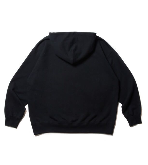 【中古 美品】新作 22ss COOTIE Print Crewneck Pullover Parka (COLLEGE) クーティー スウェット パーカー 定価22000円 XL BLACK_画像2