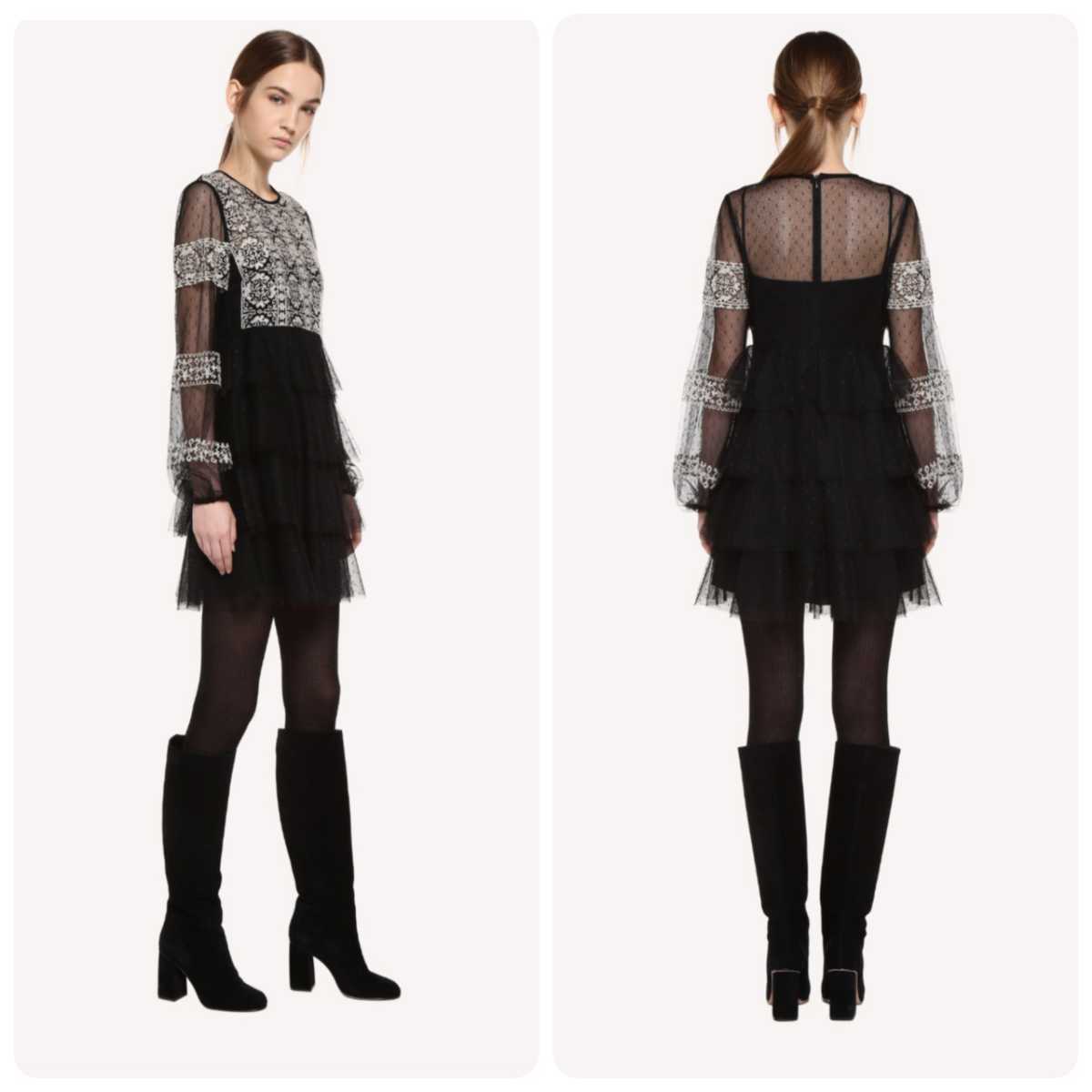 美品 RED VALENTINO レッドヴァレンティノ チュールレース 美品 RED VALENTINO レッドヴァレンティノ チュールレース