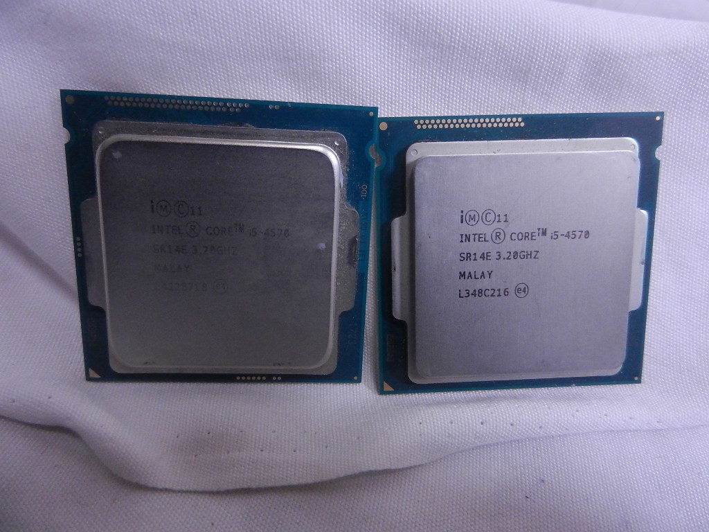 Intel CPU Core i5-4570 SR14E 3.20GHz 2枚セット まとめて(Core i5)｜売買されたオークション情報、yahooの商品情報をアーカイブ公開  - オークファン（aucfan.com）