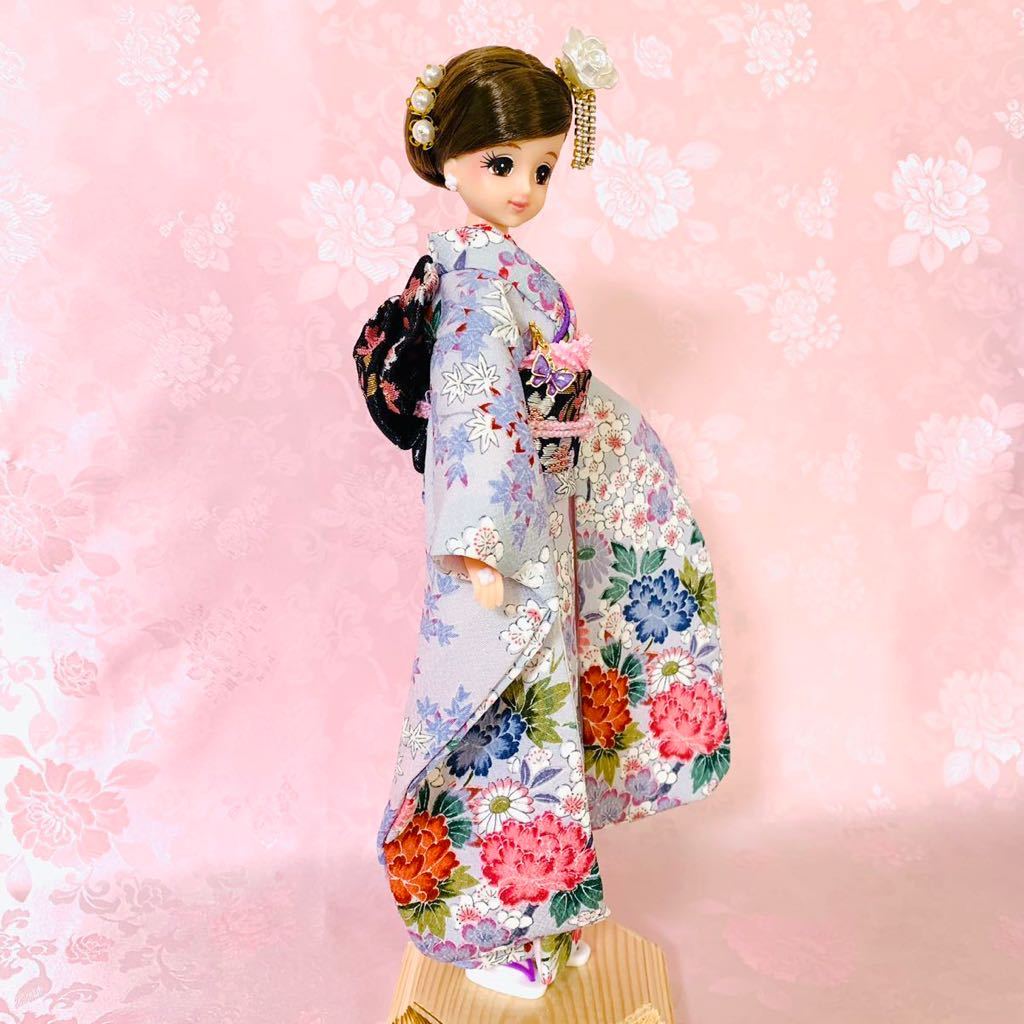ジェニー着物 (草履付き)モモコドール着物 リカちゃん着物 ジェニー着物 (草履付き)モモコドール着物 リカちゃん着物
