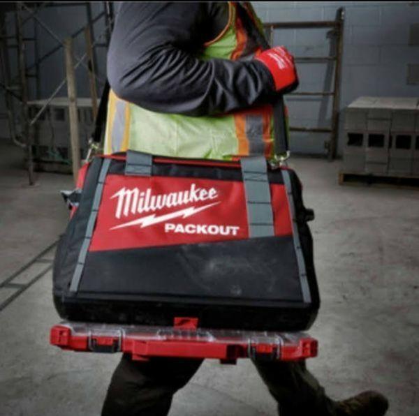 ミルウォーキー パックアウト20 ツールバッグ 工具バッグ 工具箱 道具箱 建築 Milwaukee 電工 電動 PACK OUT 20  48-22-8322 柴工具一覧