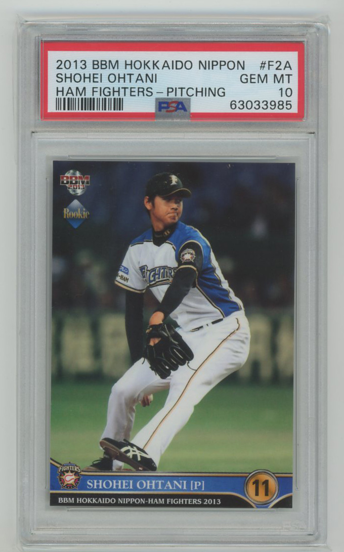 PSA10 GEM MINT】大谷翔平 2013 BBM 北海道日本ハムファイターズ 投手