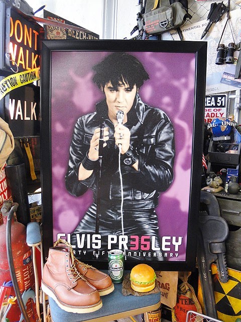 本格派ま！ 【全国送料無料】【即納】【在庫あり】ハリウッド・ウォールアートパネル（エルヴィス・プレスリー/カムバックSP） アメリカ雑貨 Elvis Presley