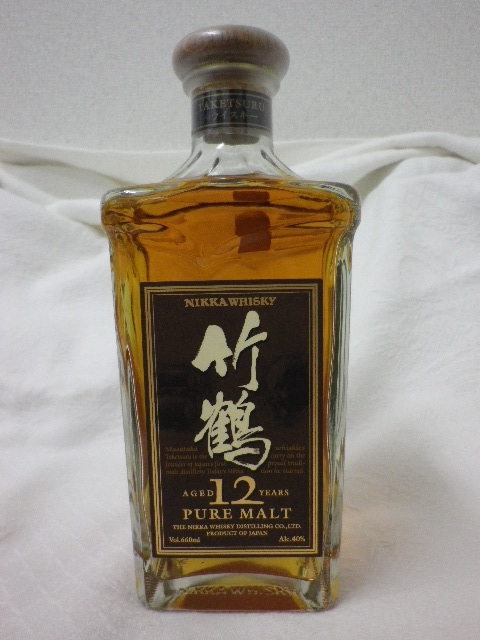 送料無料 NIKKA ニッカ 竹鶴 12年 ピュアモルト 660ml 未開栓 www