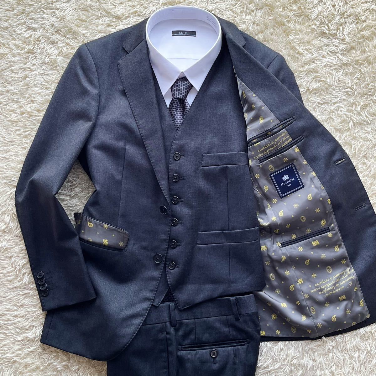 ゼニア×ミツミネ【お洒落なスリーピース】Zegna×Mitsumineスーツ