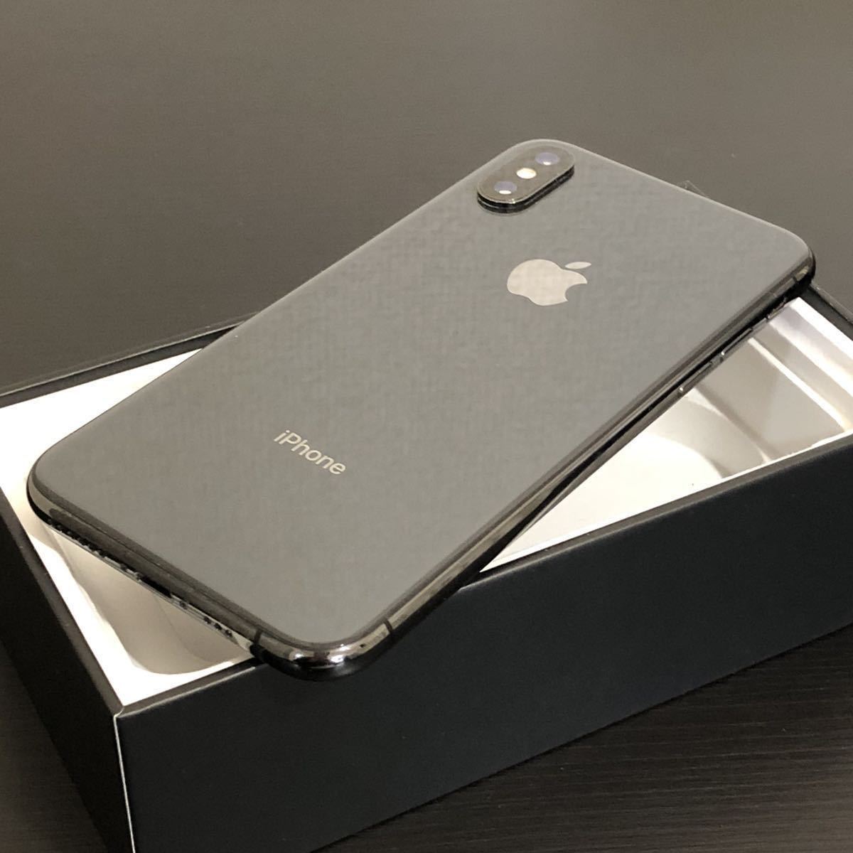 動作確認済 iPhone Xs Space Gray 256 GB SIMフリー-