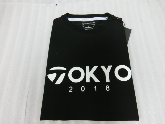★テーラーメイドゴルフ TOKYO 2018 Tシャツ Lサイズ ブラック 1個 新品・未使用★