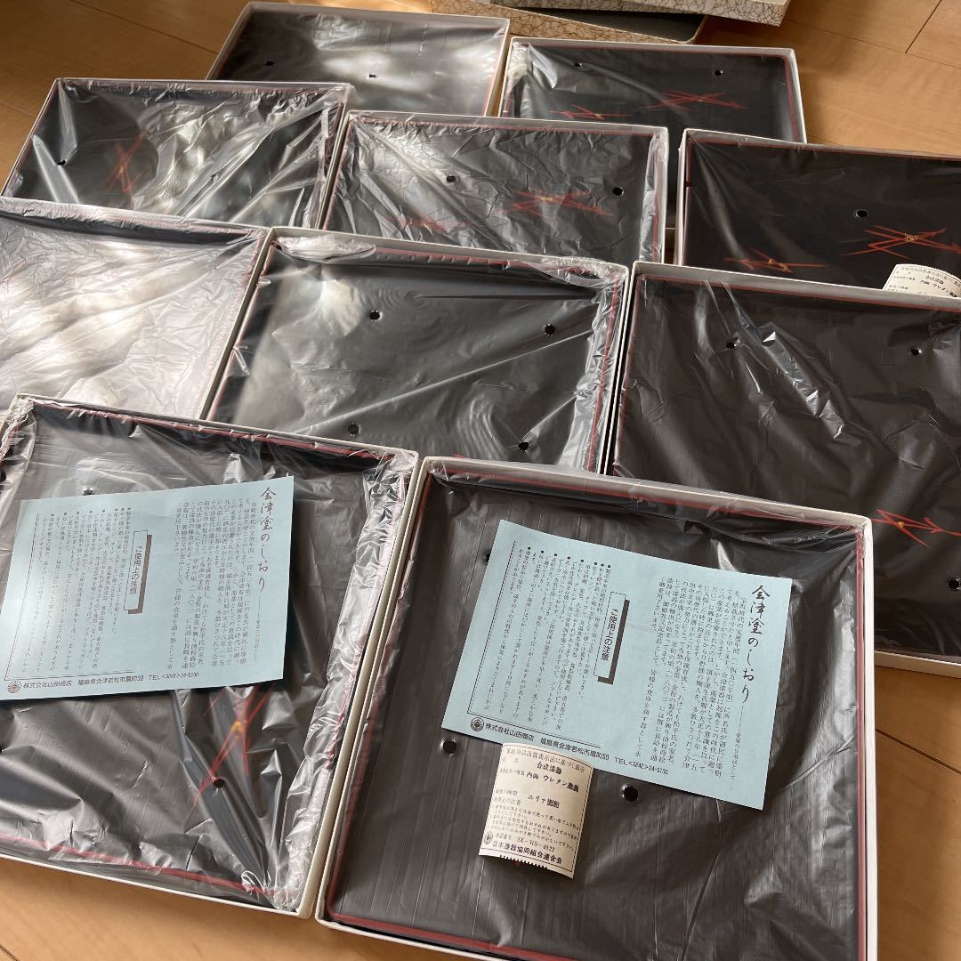 PayPayフリマ|新品 角盆 盆 10組 10枚 合成漆器 会津塗 正方形 黒 木彫 松葉 お盆 会津漆器 おぼん 正月盆 揃 PayPayフリマ|新品 角盆 盆 10組 10枚 合成漆器 会津塗 正方形 黒 木彫 松葉 お盆 会津漆器 おぼん 正月盆 揃
