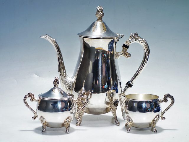 K04075【LEONARD レナード】SILVER PLATE シルバープレート ティー