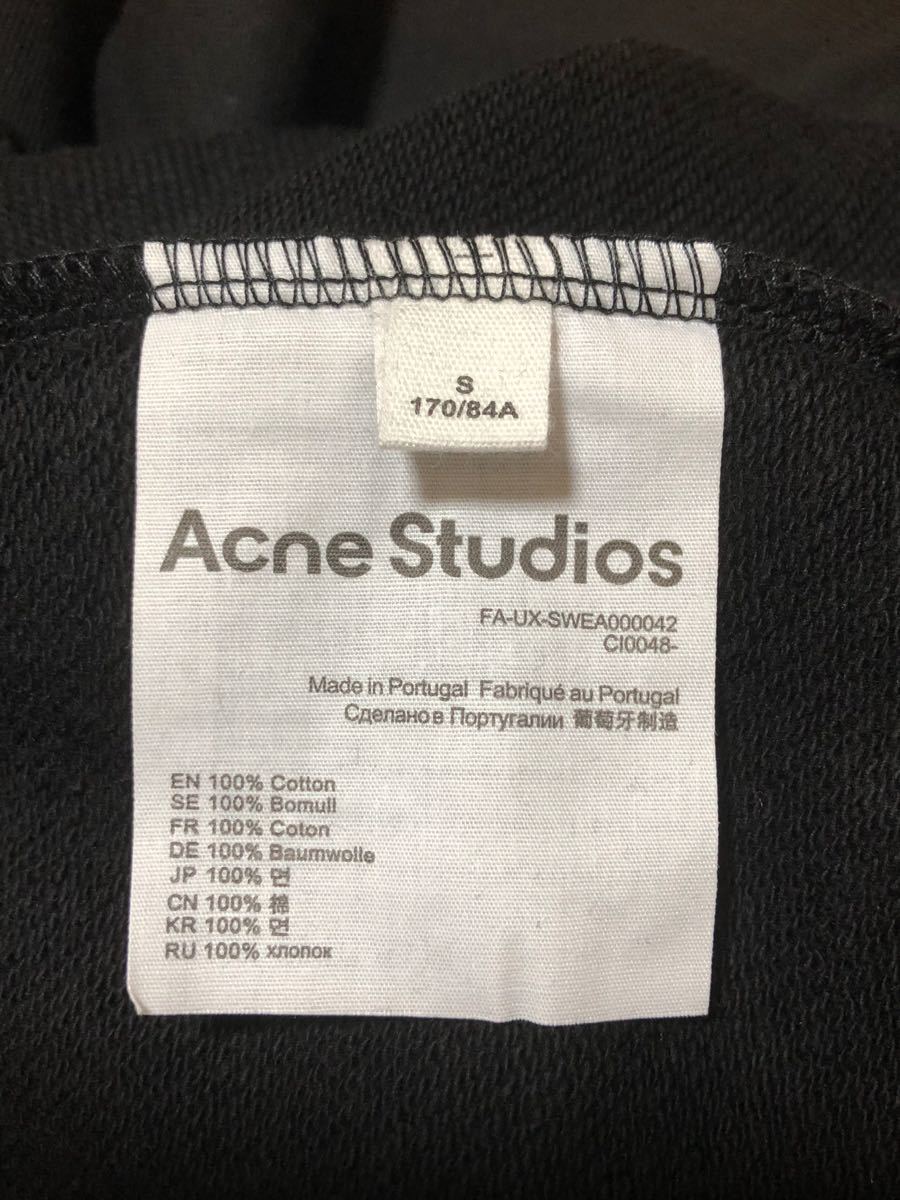 新品 アクネストゥディオズ Acne Studios スウェット オーバーサイズ