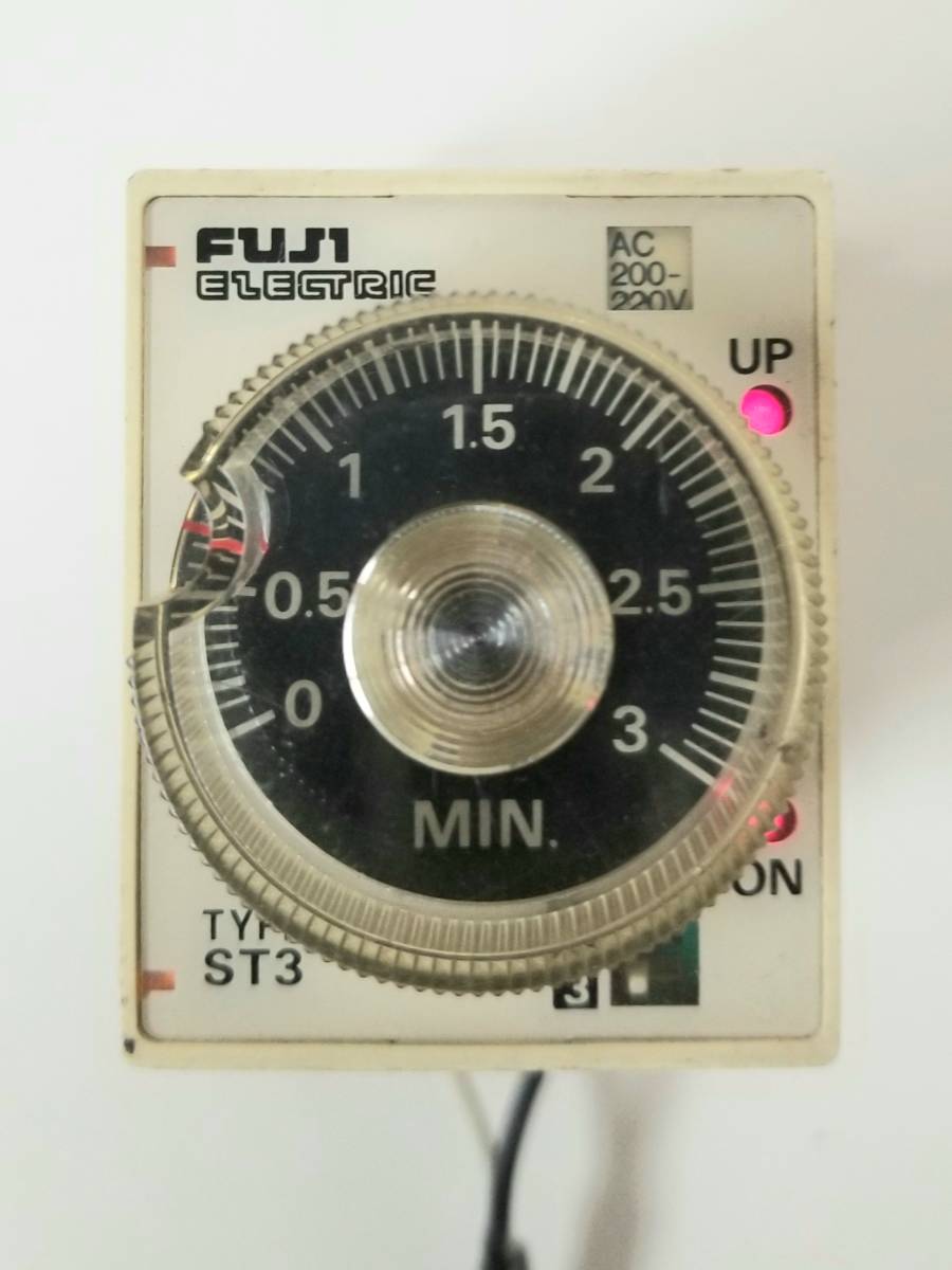  Fuji electro- machine made timer ST3PA-A amount :1 * box / manual less 