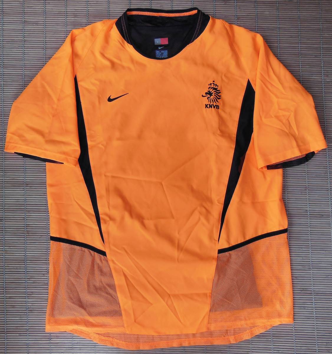 正規品 2002-03 オーセンティック/選手用 オランダ代表～ホーム用 半袖