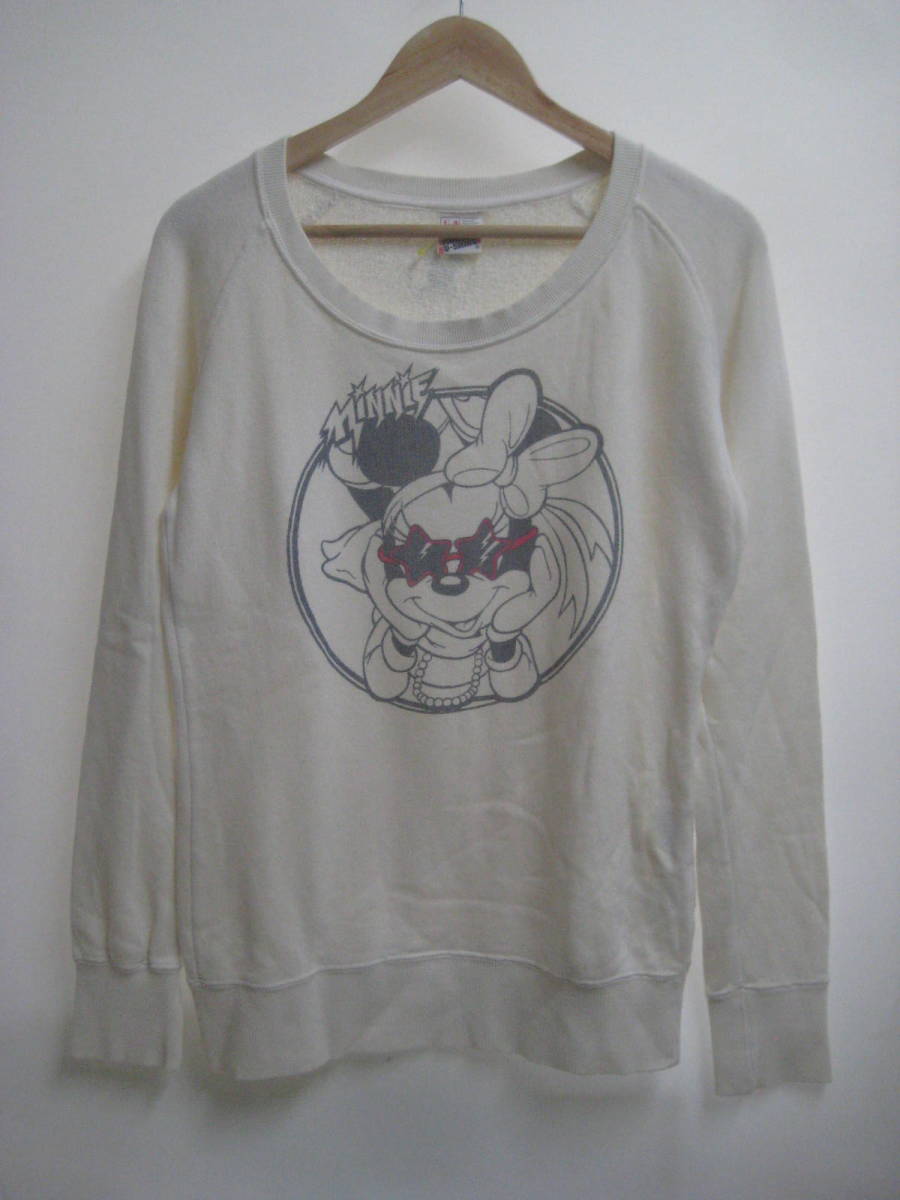  one point thing!! moussy Moussy Vintage manner sweat Disney collaboration Mini * Mickey size 1/S