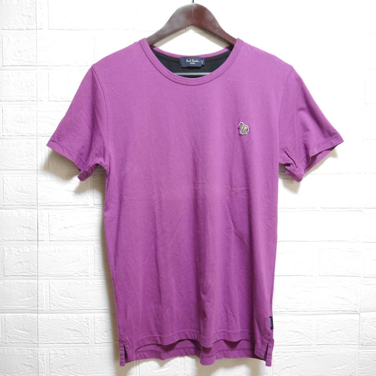 F21 □ Paul Smith JEANS □ ポールスミスジーンズ　半袖Tシャツ　紫系　中古　サイズＭ_画像1