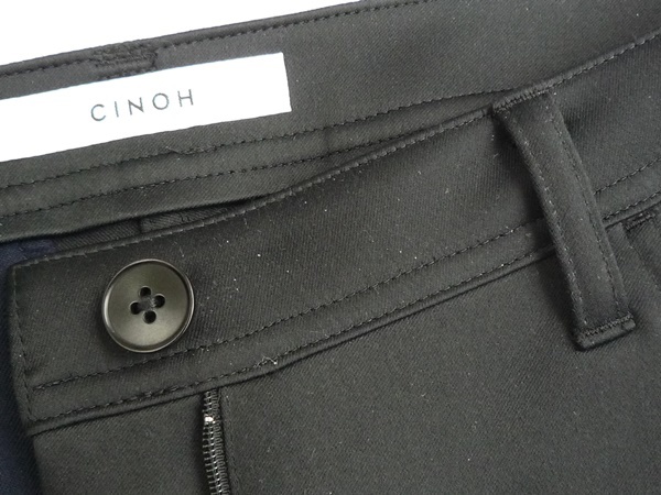 S12 CINOH チノ サイドライン ストレッチ スキニー パンツ ブラック size38_画像5