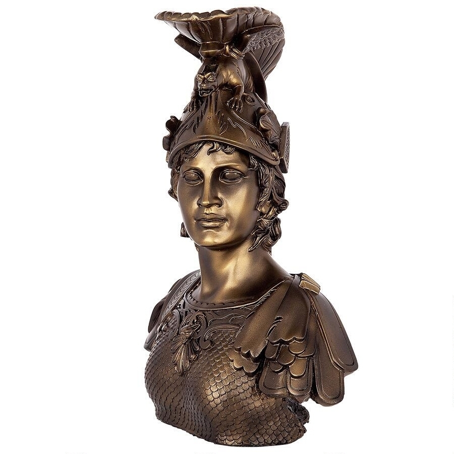 ローマ神話 戦争の神 軍神マルス胸像 彫刻 彫像 装飾インテリア（輸入品）