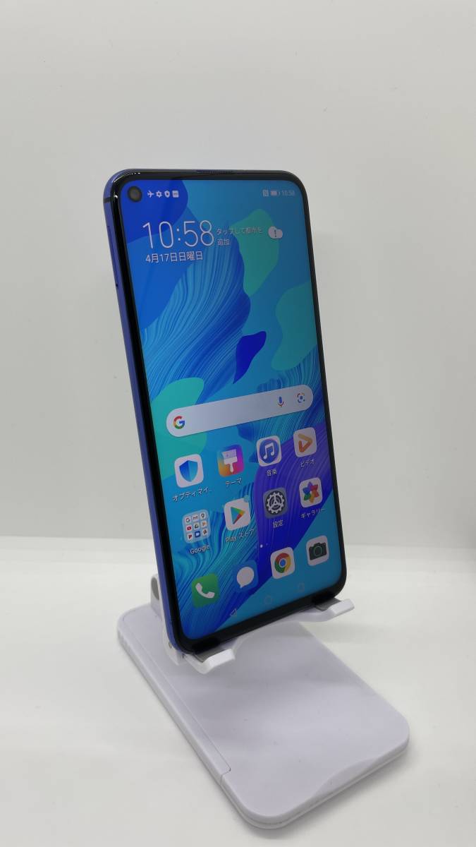 全国 Huawei Nova 5T SIMフリー バッテリー状態：良好 ブルー YAL-L21 