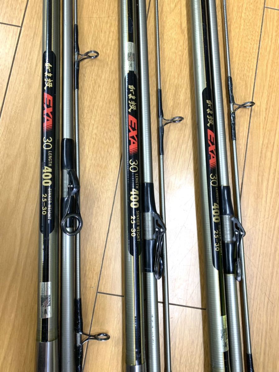 【メーカー再生品】 希少!訳あり中古Gamakatsuがまかつ継投げ竿[がま投EXA 30-400 がまかつ