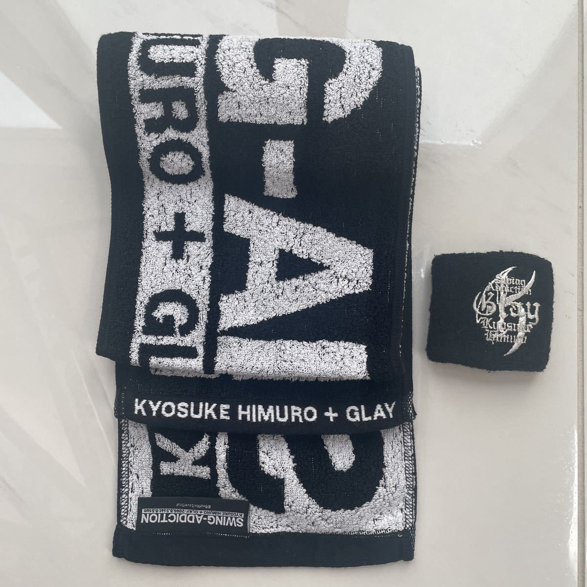 激安超安値 美品 GLAY 氷室京介 限定コンサートグッズ マフラータオル