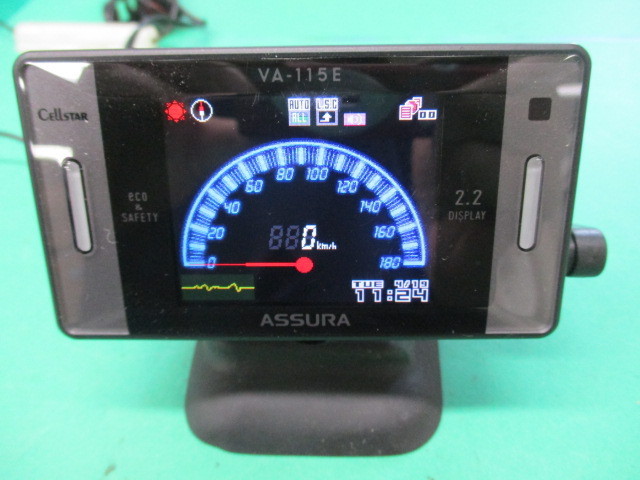 A セルスター ASSURA GPSレーダー探知機 VA-115E IPS液晶 データ更新 