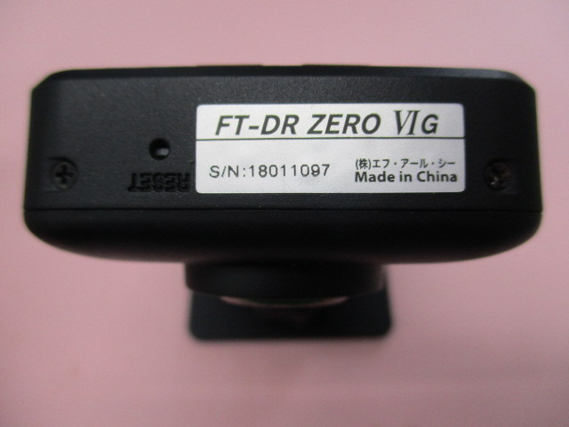 ▼【A】ドライブレコーダー FIRSTEC FRC F.R.C. FT-DR【 ZERO ？ G 】取扱説明書・SDカード付 1.5型液晶 コンパクト スーパーキャタシタ_画像7