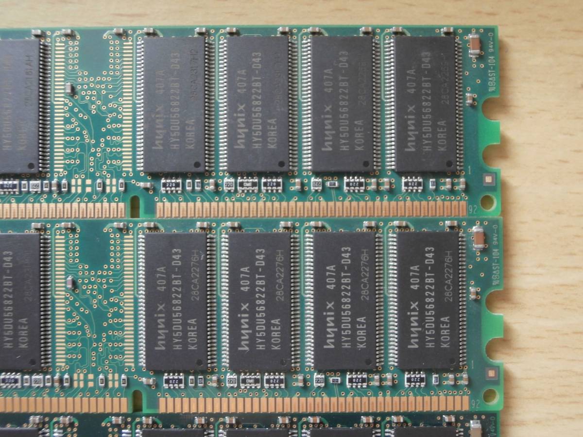 450円 日本最級 DDR400 512MB PC3200 4枚組