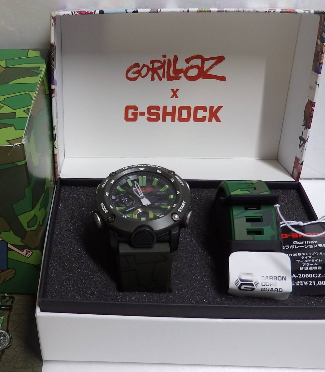 スします G-SHOCK - G-SHOCK GA-2000GZ-3AJR Gorillazの通販 by