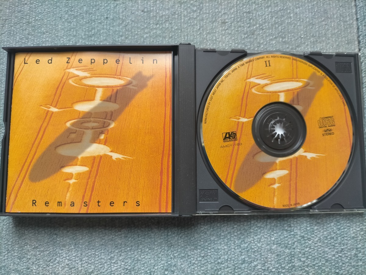 LED ZEPPELIN REMASTERS 1990.11.15日本盤　2枚組　中古CD　レッド・ツェッペリン　リマスターズ