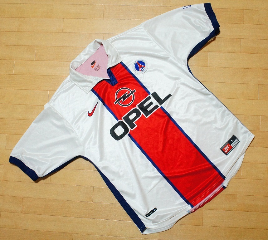 NIKEナイキ パリサンジェルマン 半袖ユニフォーム良品/L†サッカー www ...