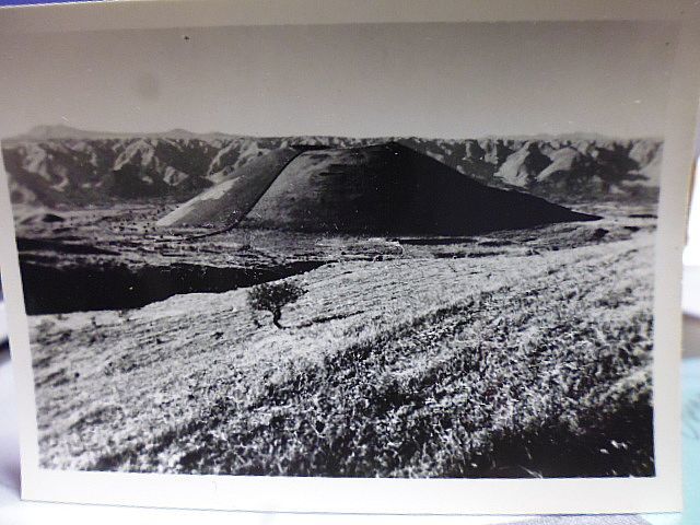 昭和30年代・小型写真　高級焼付写真　大阿蘇　VOLCANO ASO　六枚組　ロープウェイ　噴火口　噴煙　牧場　_画像7