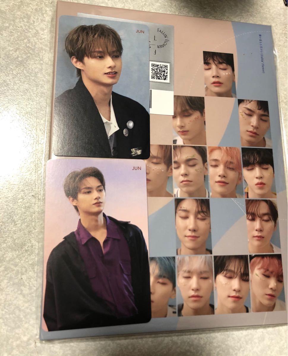 SEVENTEEN 舞い落ちる花びら 初回限定盤 C トレカ ジュン 2種 プライスダウン 舞い落ちる花びら セブチ ジュン トレカ K-POP/アジア