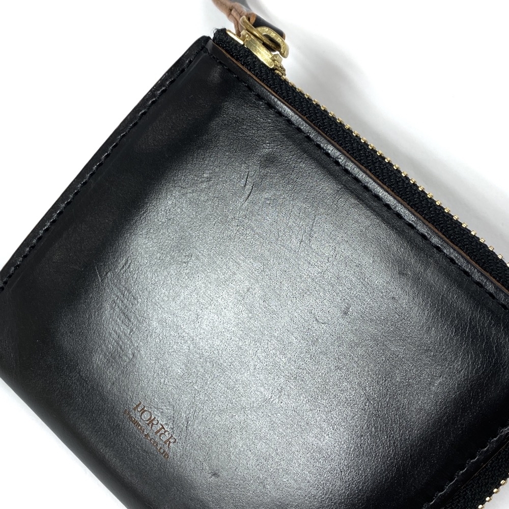 ◇PORTER ポーター 小銭入れ◇ black /黒/ブラック/レザー/メンズ
