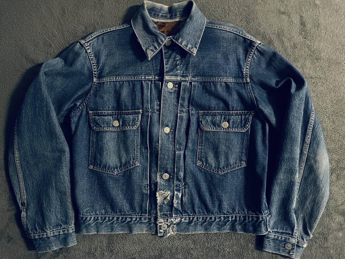 新作超激得 Levi's - ハギ付 42-44 517XX 507XX 50年代 リーバイスの