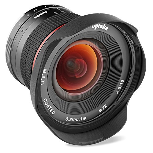 【代引き不可】 F 12?mm Opteka / Xマウ(未使用品) Fuji for Lens Angle Wide MC 2.8手動フォーカスHD その他