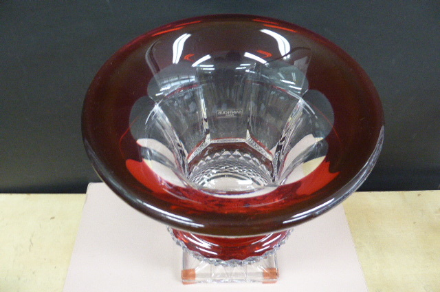☆美品☆ サンルイ クリスタルガラス SAINT LOUIS ベルサイユ 花瓶