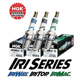 [NGK] イリシリーズプラグ IRIWAY 熱価9 (1本) 【ミラ/カスタム [L700S, L710S] H10.10~H13.10 [EF-VE] (DOHC) 660】_画像1