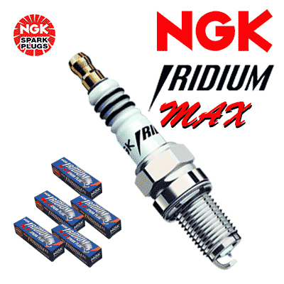 [NGK] イリジウムMAXプラグ (1台分セット) 【センチュリー [VG40, VG45] S57.10~H9.4 エンジン[5V-EU] 4000】_画像1