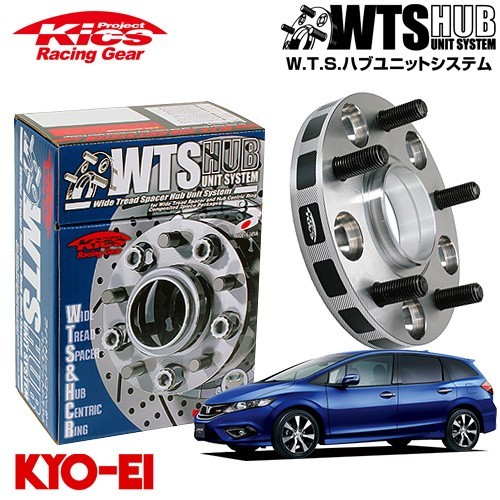 協永産業 Kics ワイドトレッドスペーサー W.T.S.ハブユニットシステム ジェイド FR4 FR5 ネジM12 x P1.5 5穴 PCD114.3 ハブ径64Φ 厚み30_画像1